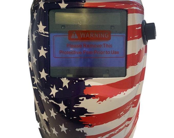 Hydro Dipped Custom Welding Helmet AUTO DARK WHAM10 Series BattleWorn Color