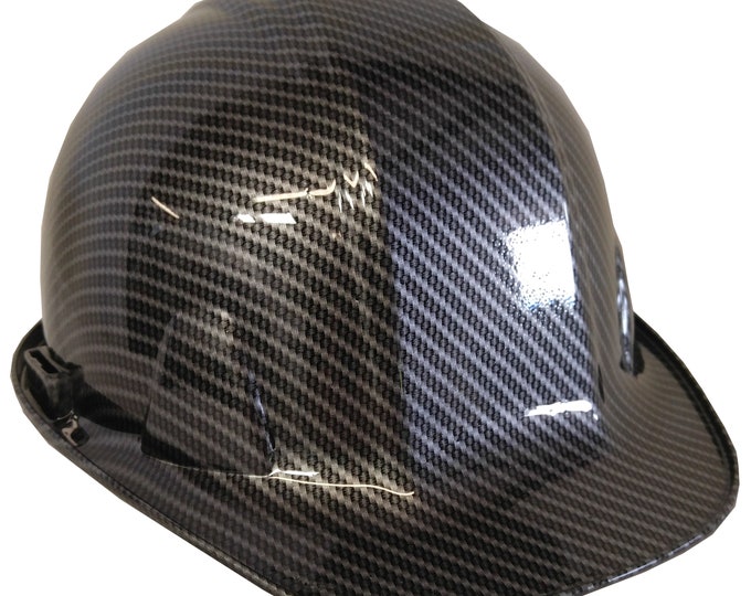 Hard Hat SL Series Cap Style Custom  Carbon Fiber Hydro Dipped