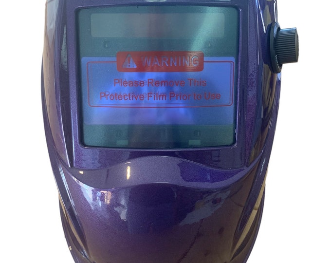 Hydro Dipped Custom Welding Helmet AUTO DARK WHAM10 Series Purple