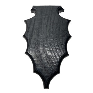 EuroRax barnwood black distressed plaque