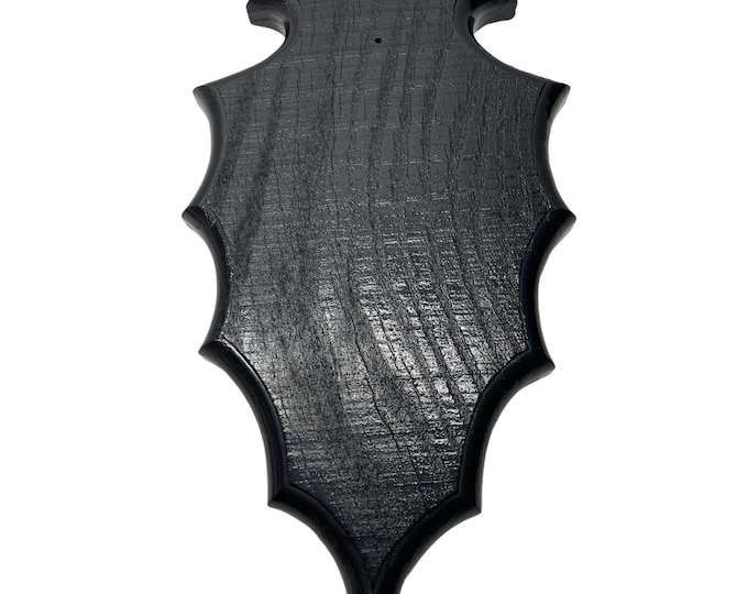 EuroRax barnwood black distressed plaque