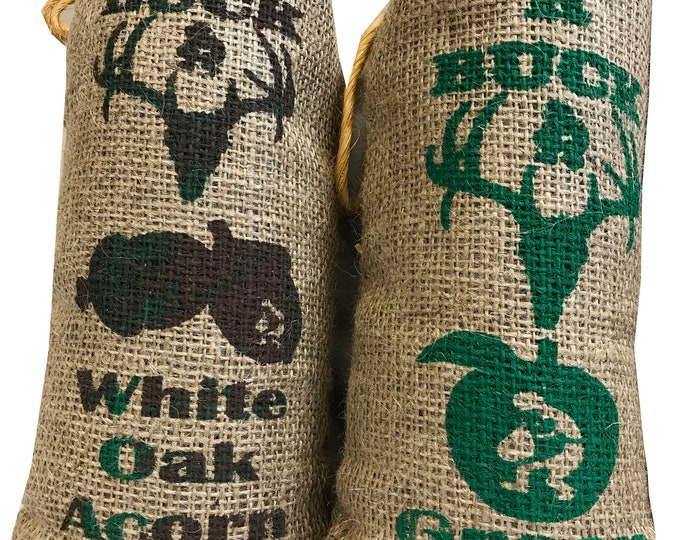 Bag R Buck White Oak Acorn and Green Apple Flavor Combo 8lbs Packer Bags Deer Attractant