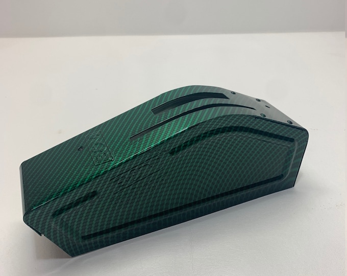 Custom B&M Shifter Cover Green Carbon Fiber  Hydro dipped
