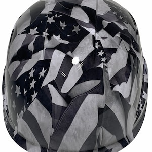 Custom Hydro Dipped Midnight Flags Pyramex Ridgeline XR7 Climber Hard Hat