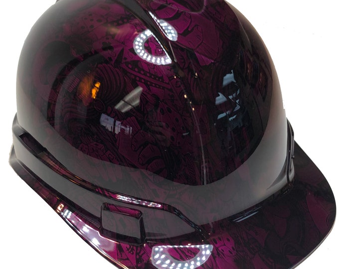 Custom Hydro Dipped Ridgeline Cap Style Purple Kandy Gambler