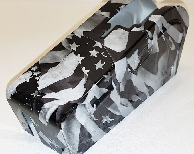 Custom Hydro Dipped B&M Shifter Cover Midnight American Flags