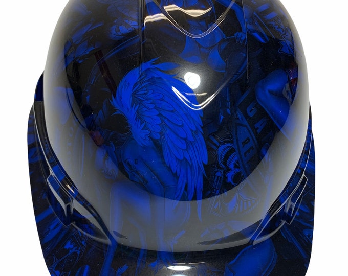 Hard Hat Ridgeline Cap Style Custom Vented Blue Naughty boy