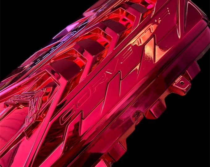 2020-2024 C8 Corvette Engine Cover Kandy Red Chrome