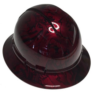 Hard Hat Brandywine Red Graffiti Full Brim Ridgeline