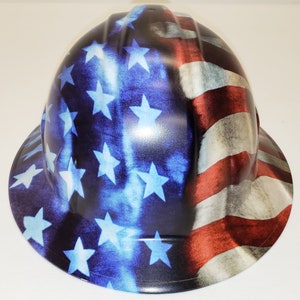 Hydro Dip Stars and Stripes SL Series Full brim Hard Hat