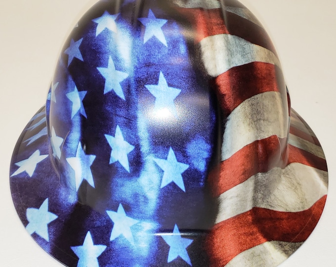 Hydro Dip Stars and Stripes SL Series Full brim Hard Hat