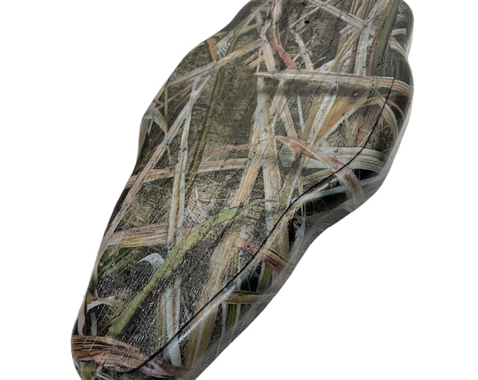 EuroRax rustic blades black camo distressed plaque