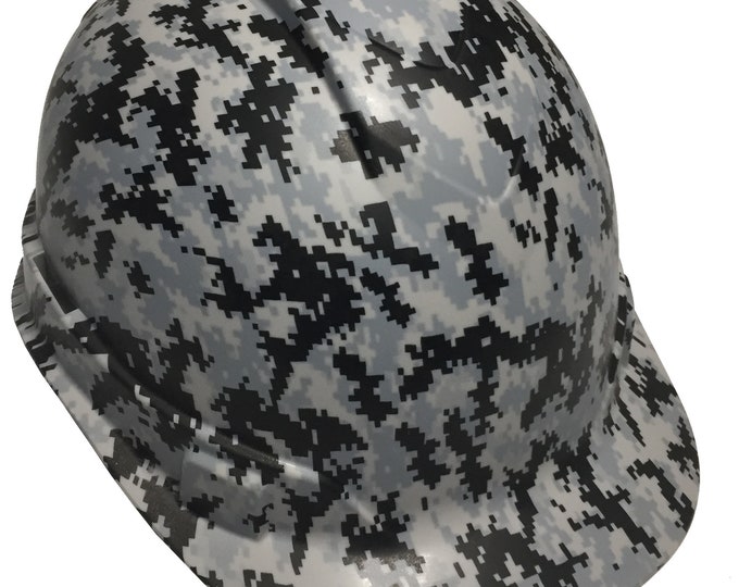 Hard Hat Ridgeline Cap Style Custom Light Gray Digital Camo