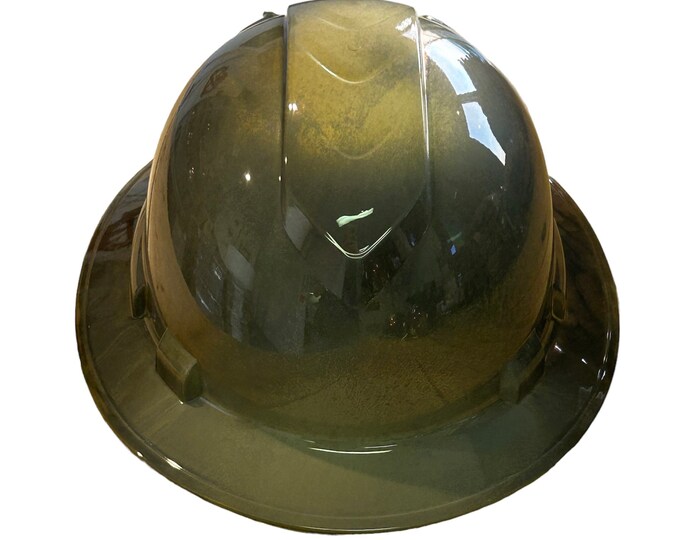 Custom Ridgeline Full Brim Hard Hat Donavons Special Tarnished Chrome
