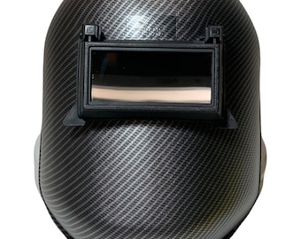 Hydro Dipped Custom Welding Helmet  WHP100 Carbon Fiber Finish Satin