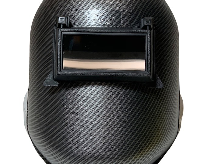 Hydro Dipped Custom Welding Helmet  WHP100 Carbon Fiber Finish Satin