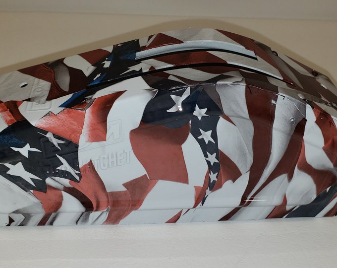 Custom Hydro Dipped B&M Shifter Covers American Flags