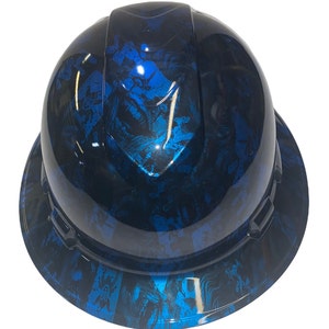 Custom Hard Hat Ridgeline Full Brim Kandy Blue New Joker