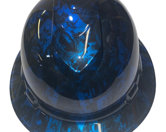 Custom Hard Hat Ridgeline Full Brim Kandy Blue New Joker