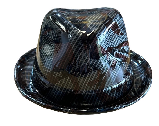 Mike's Ralphie Fedora Hydro Dipped Carbon Fiber American Flags novelty helmet