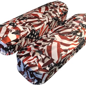 Custom Hydro Dipped American Flags Chevy Big Block Valve Covers Mr Gasket 6822G