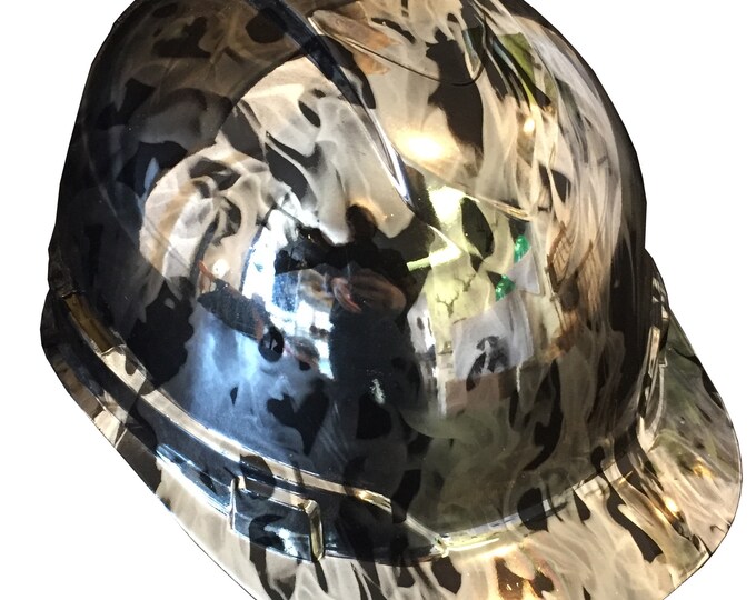 Ridgeline Cap Style Hard Hat Chrome Flames