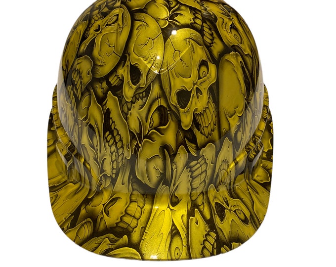 Hard Hat Hydro Dipped Ridgeline Cap Kandy Gold Insanity Skulls