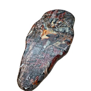 Bag R Buck Barnwood Wall Hanging Trophy Mount with camo dipped front plaque