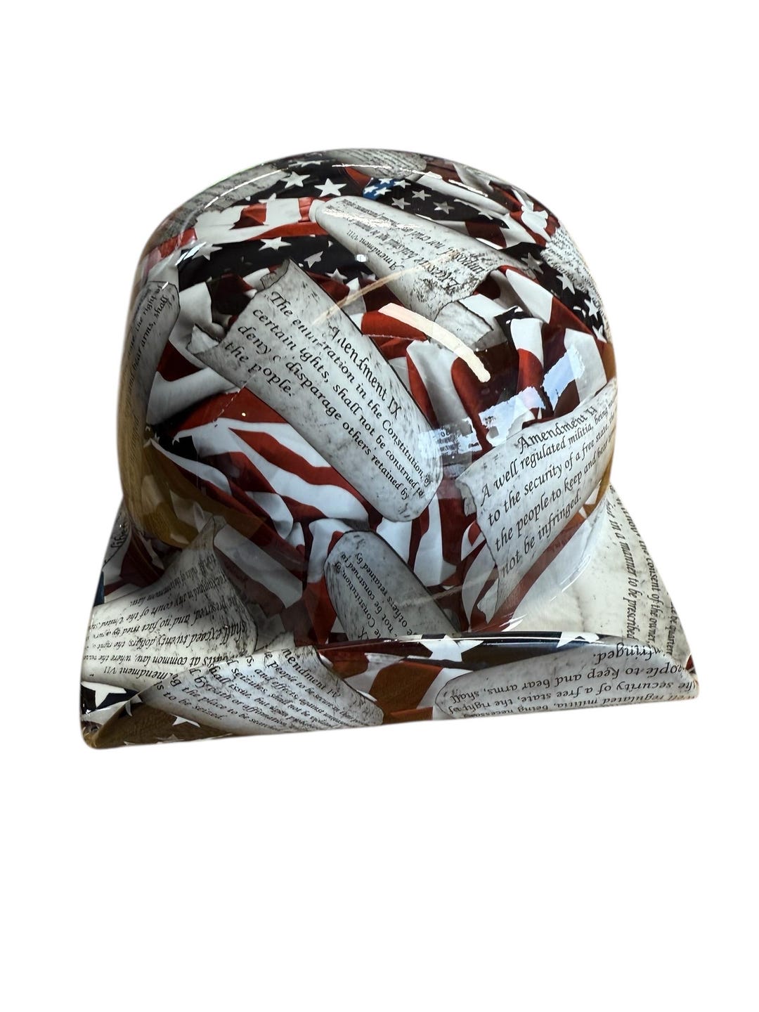 Mike's Pro Lid 2.0 Amendments American Flags Custom Hydro Dipped