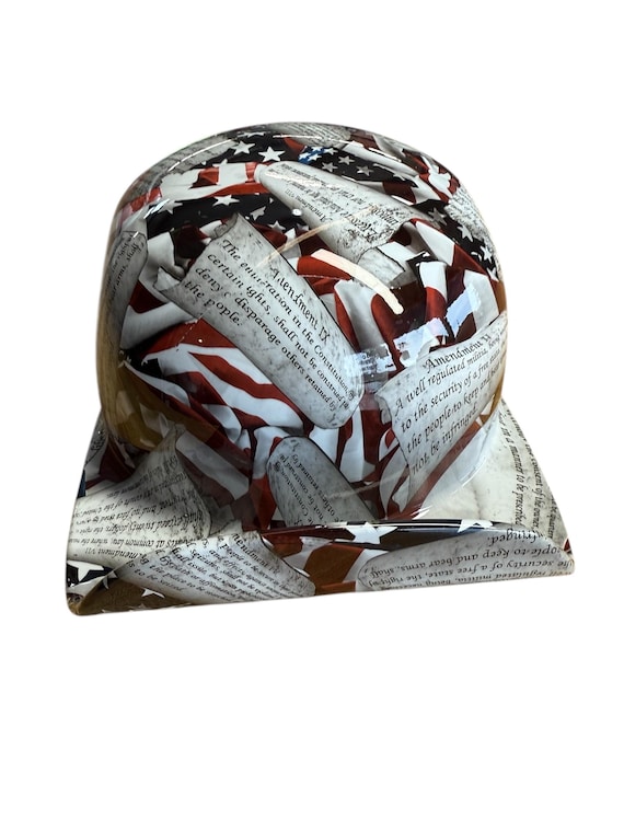 Mike's Pro Lid 2.0 Amendments American Flags Custom Hydro Dipped