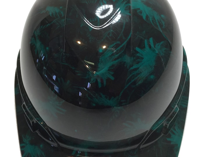 Hard Hat Ridgeline Cap Style Custom Dark Green Dragon Heads