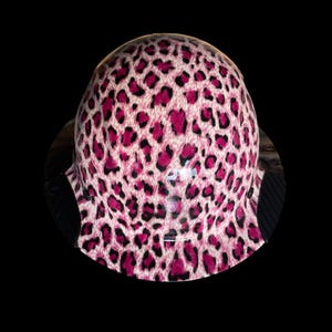 LIFT DAX Carbon Fiber HDC-15KG Pink Cheetah Custom Full Brim