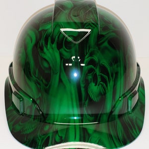 Hydro Dip Hard Hat Kandy Green No Evil Pyramex Ridgeline Casque protecteur