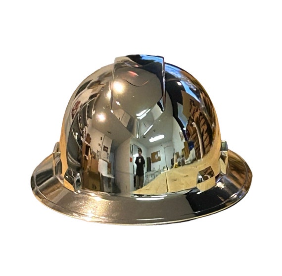 Chrome hard hats on sale