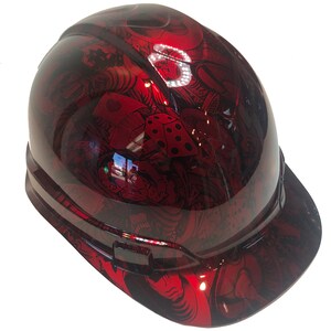 Personalizado hidro sumergido Ridgeline Cap Estilo Kandy Jugador Rojo