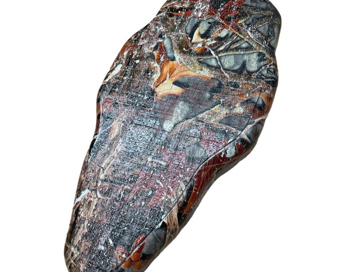 EuroRax rustic fall camo distressed plaque