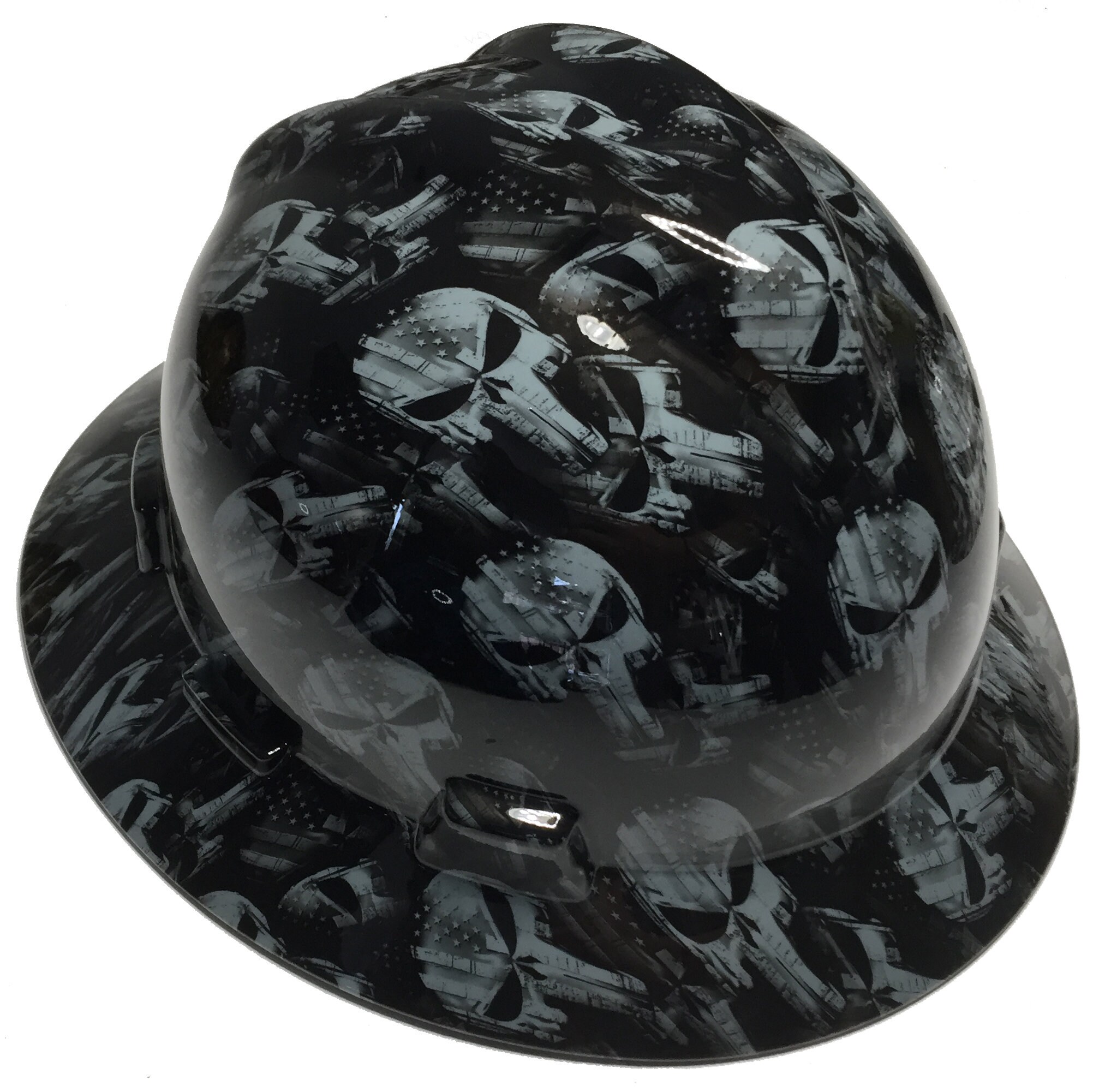 Hard Hat MSA V-gard Full Brim Gray 