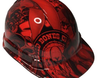 Hard Hat Ridgeline Cap Style Custom Red  Fantasy Chic