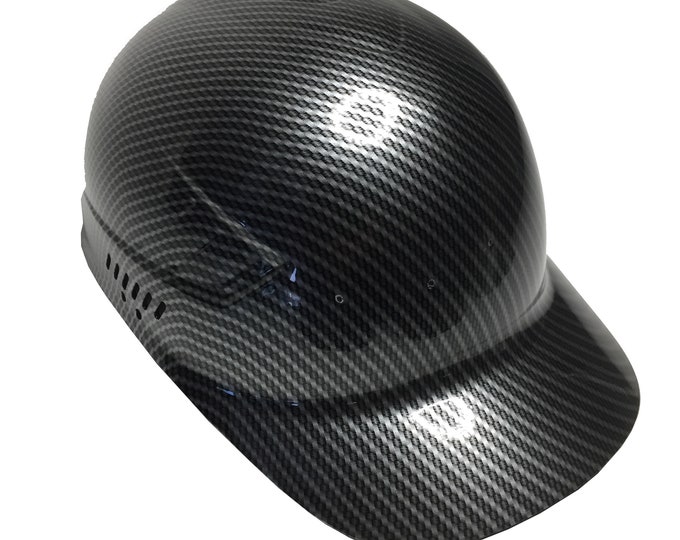 Custom Hydro Dipped True Weave Carbon Fiber Bump Cap
