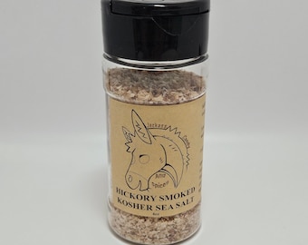 Hickory Smoked Coarse Kosher Salt 4oz