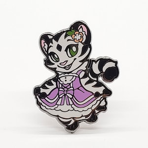 Cherry Blossom Violet Lolita Dress Enamel Pin