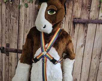 Pride Flag Body Nylon Harness
