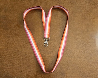 Lesbian Flag Lanyard