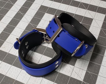 Matte Leather Look Biothane Cuffs