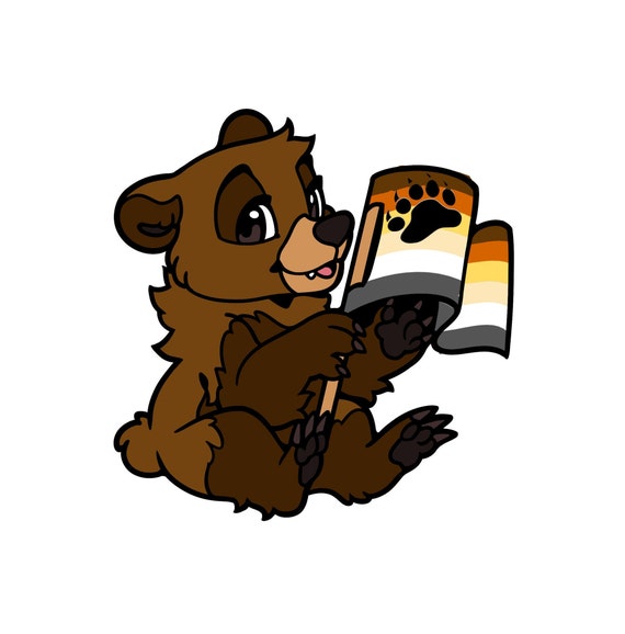 Bear Pride Pin - Etsy