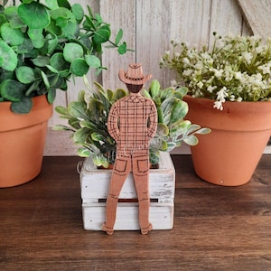 Funny plant pot, Bathroom decor, Peeing cowboy, Funny bathroom decor, Farmhouse plant decor, Mother's Day, Father's Day, Housewarming gift