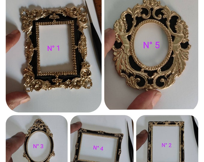 Miniature frames.