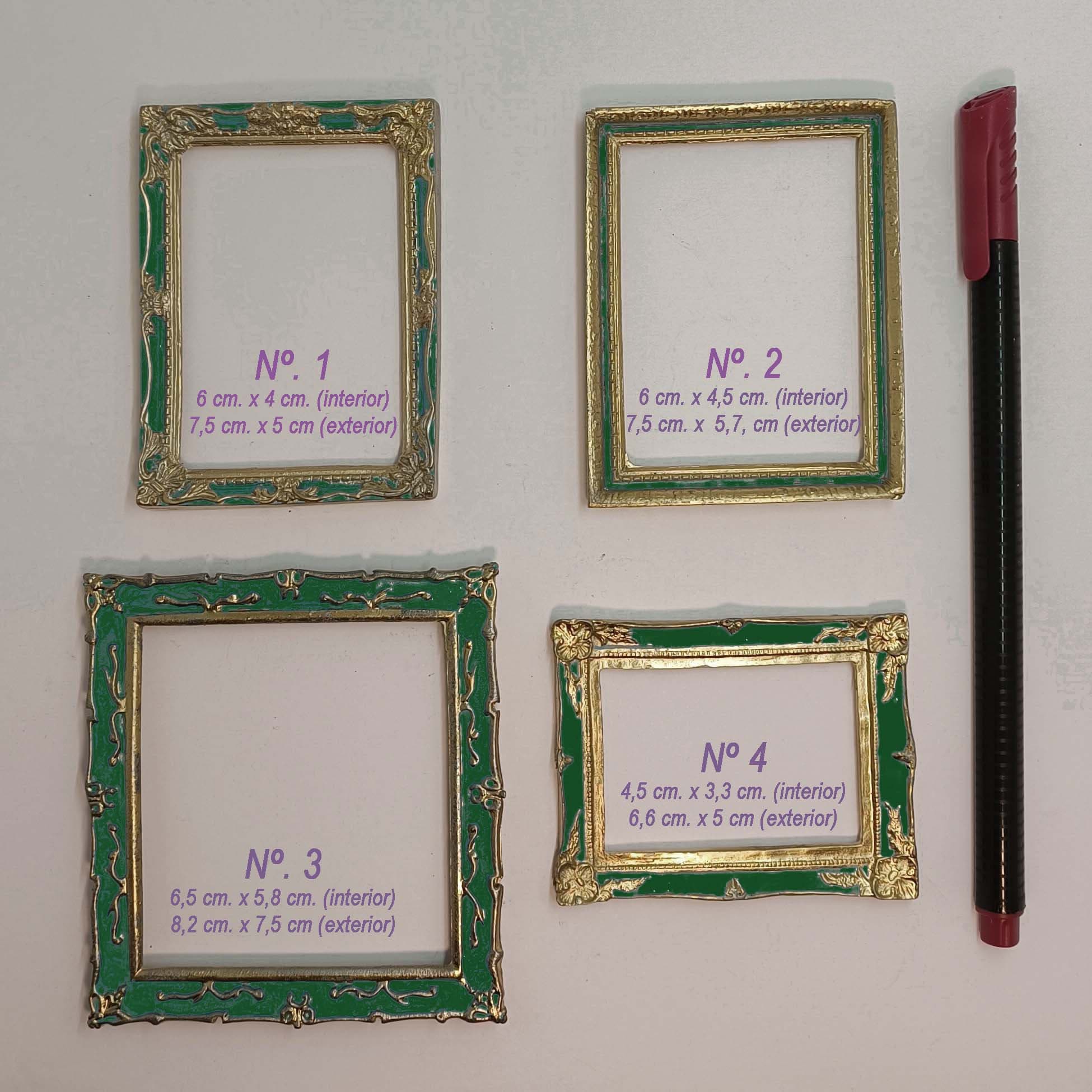 Frame Craft Miniatures Miniature Frames, Hand Painted - Etsy