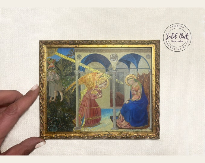 Miniature version of The Annunciation by Fra Angelico
