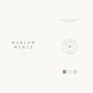 Modernes Elegantes Semi-Custom Logo Design - Individuelles Logo Design - Visitenkarte - Wasserzeichen - Branding - Vorgefertigtes Logo - Phototographie Logo